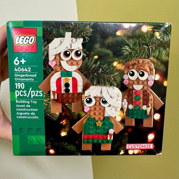 Lego Gingerbread Ornaments 40642 Buildable Holiday Festive UNOPENED DAMAGED BOX - Picture 1 of 10